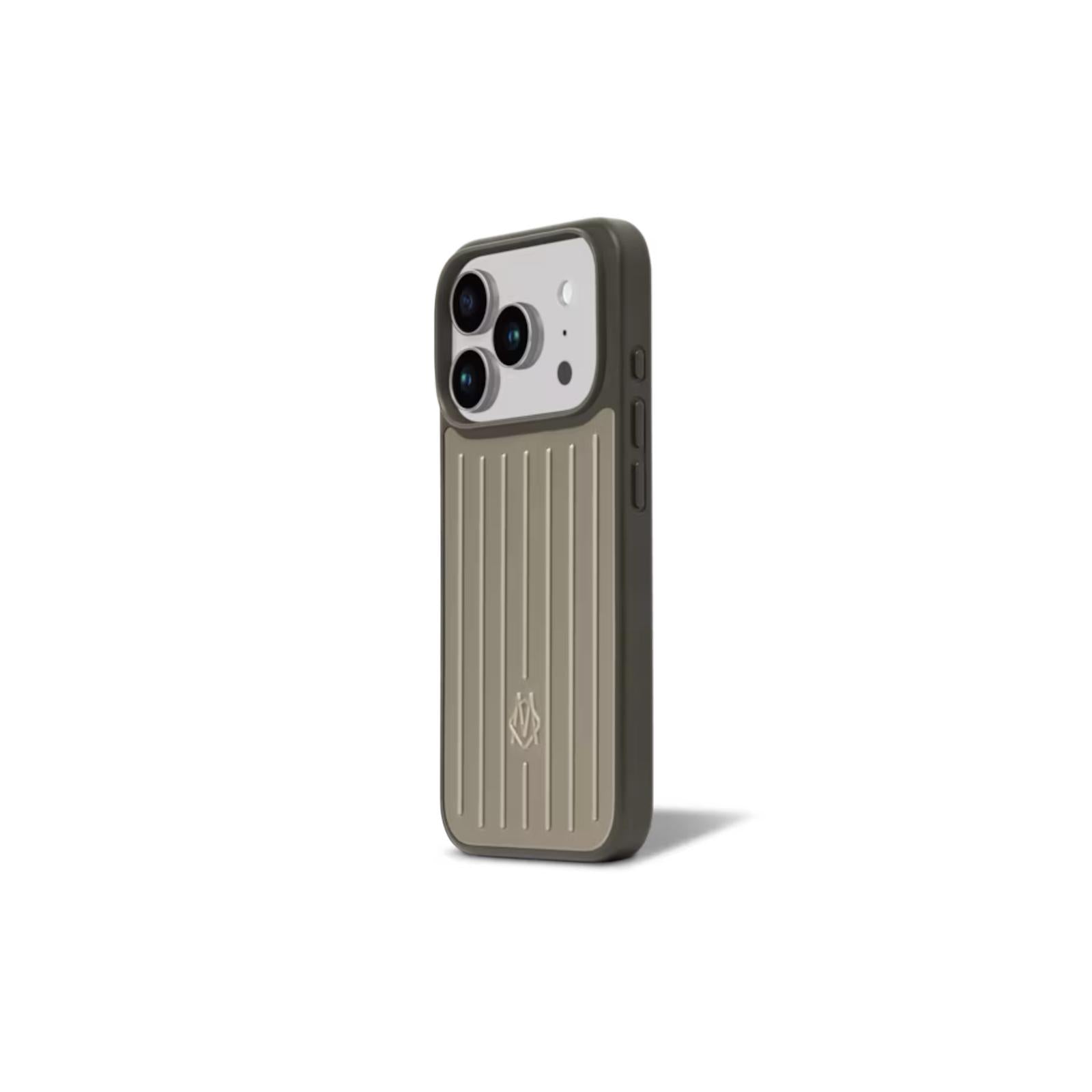 Rimowa aluminum case for iPhone 17 series - Silver