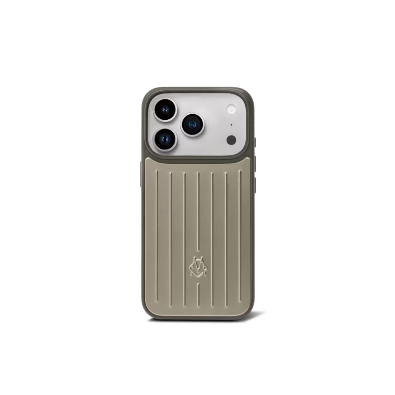 Rimowa aluminum case for iPhone 17 series - Silver