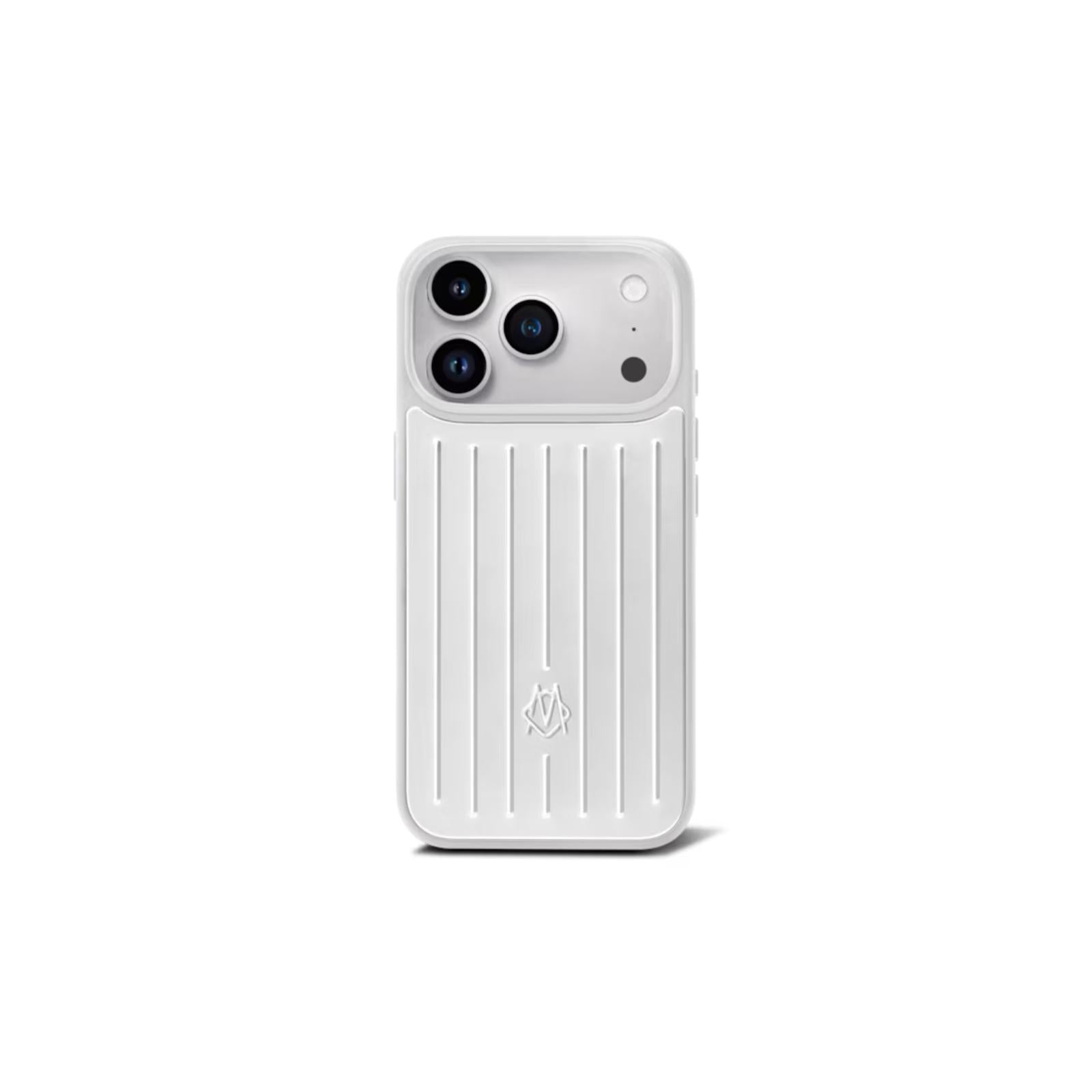 Rimowa aluminum case for iPhone 17 series - Silver