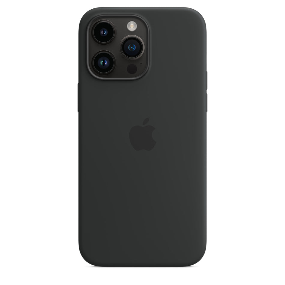 Silikon Case für iPhone 14 Pro Max – Midnight, MagSafe-kompatibel