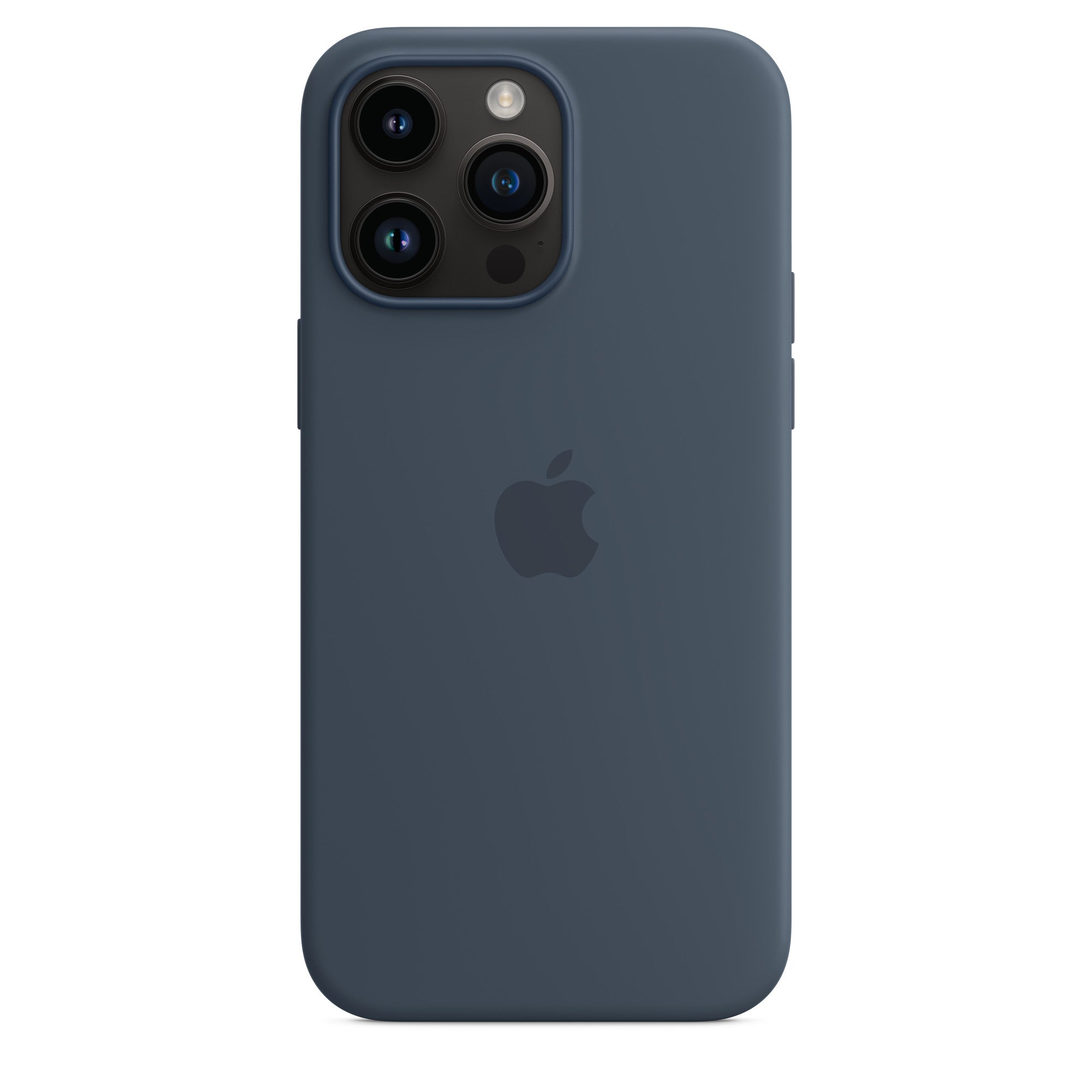 Apple iPhone 14 Pro Max Silikon Case mit MagSafe - Sturmblau