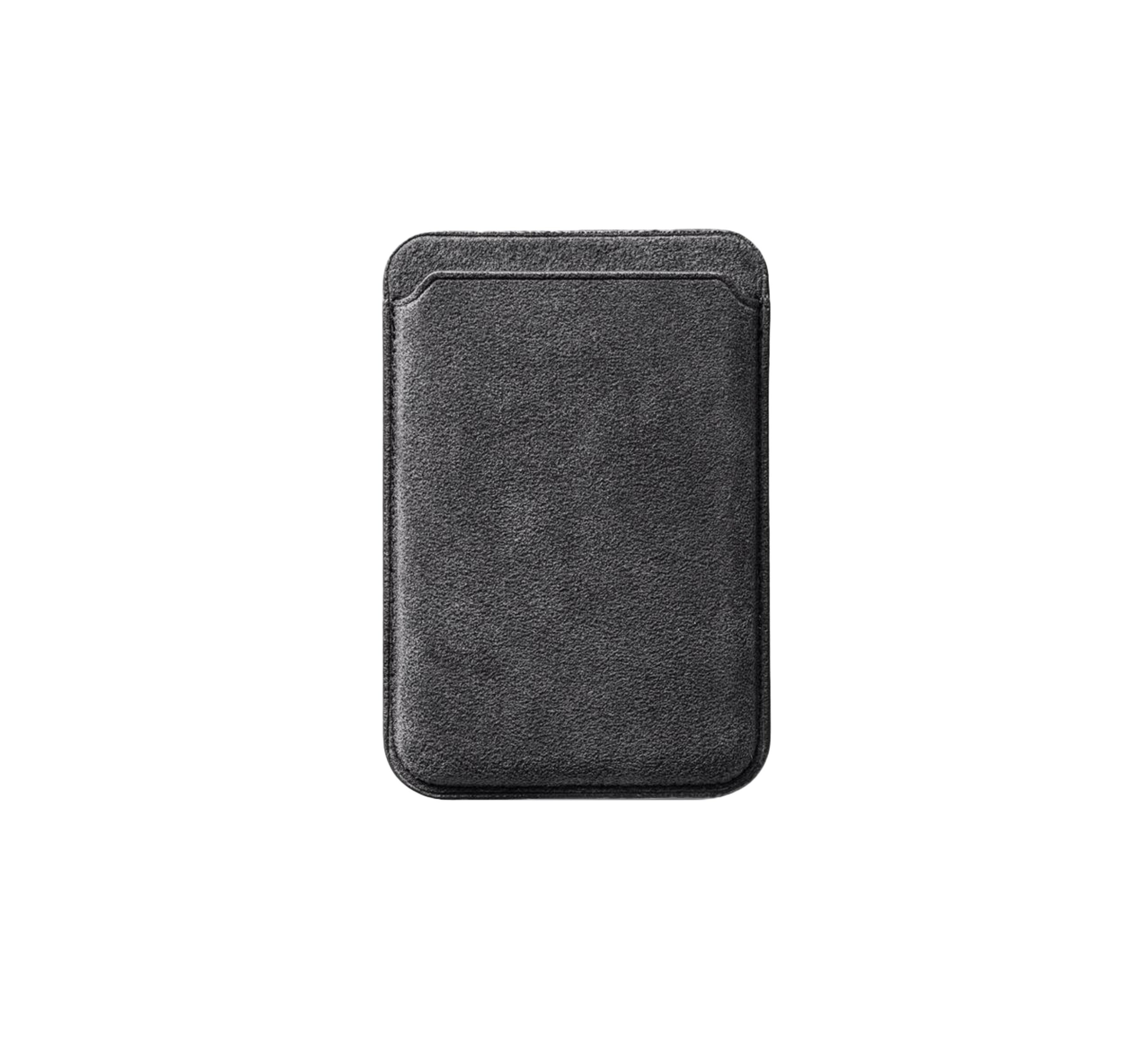 Case & Co iPhone Alcantara Wallet mit MagSafe – Schwarz