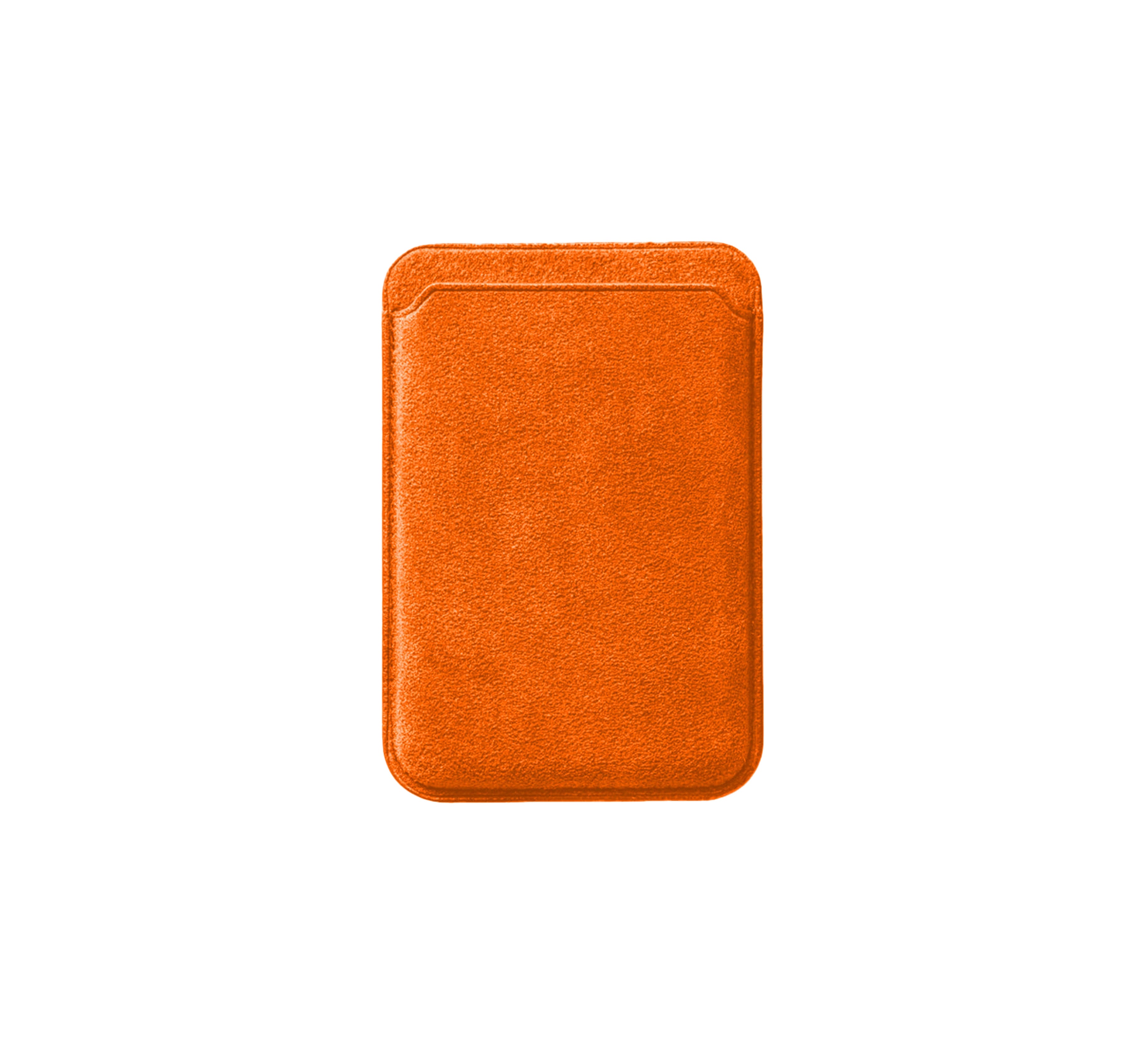 Case & Co iPhone Alcantara Wallet mit MagSafe – Orange