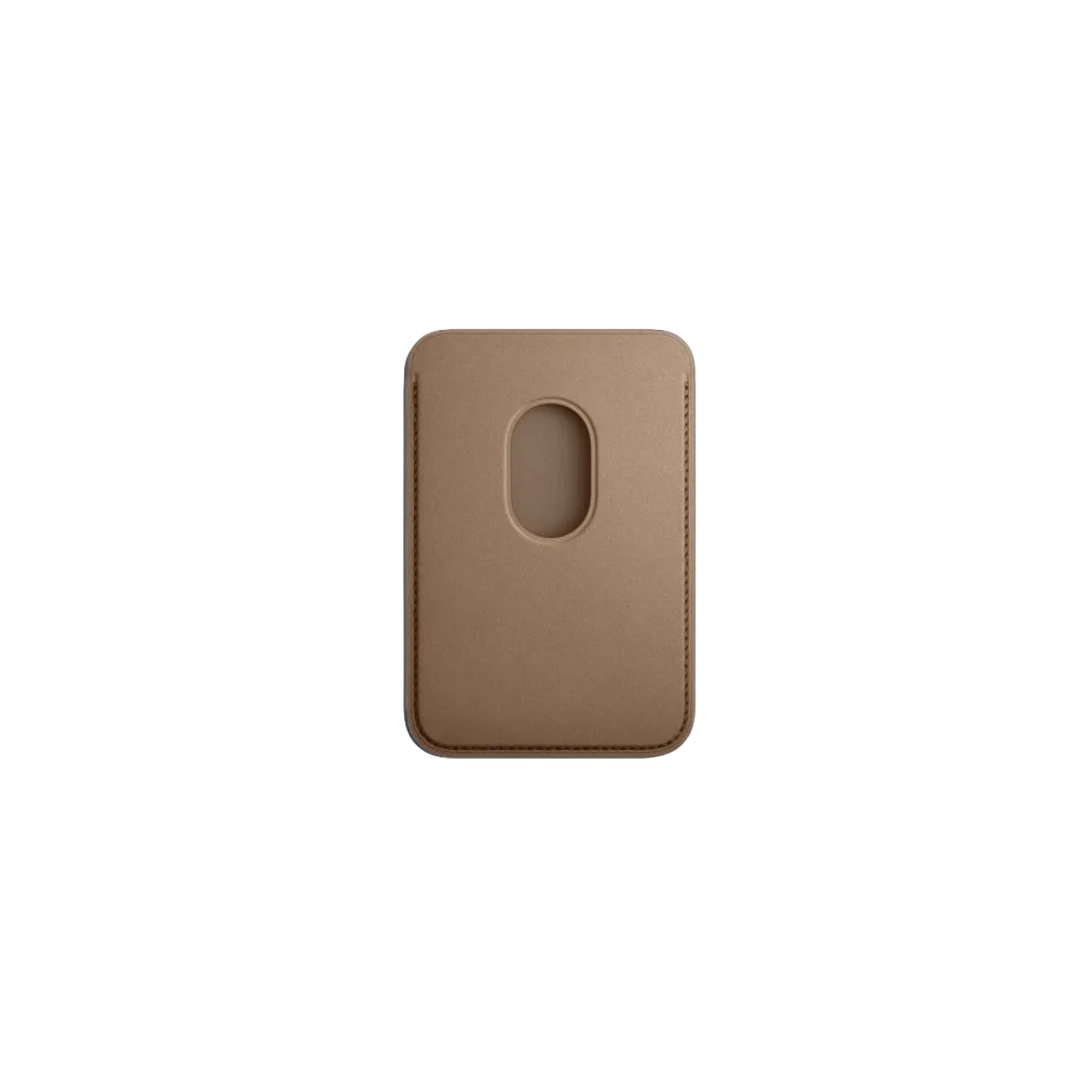 iPhone Feingewebe Wallet mit MagSafe – Taupe