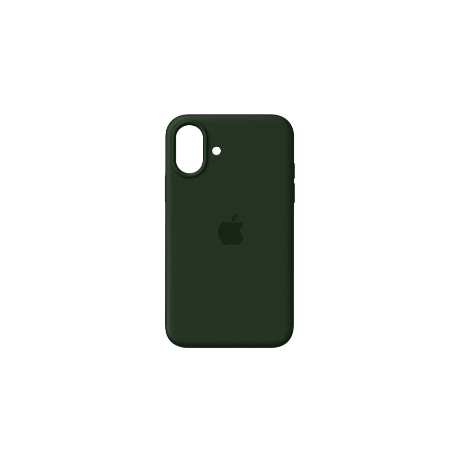 Echtleder Case für iPhone 16 – Dunkelgrün, MagSafe-kompatibel