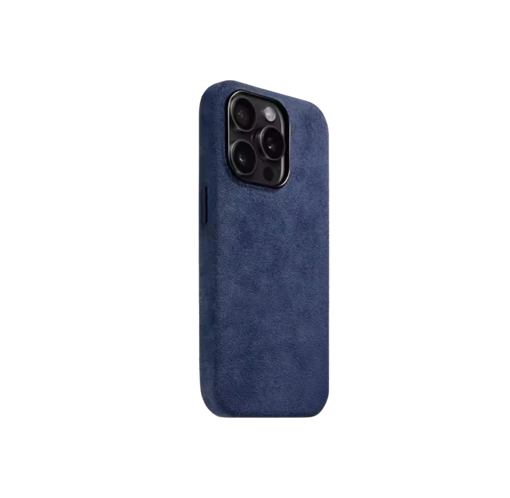 Case & Co. iPhone 16 Pro Max Alcantarra Case mit MagSafe – Marineblau