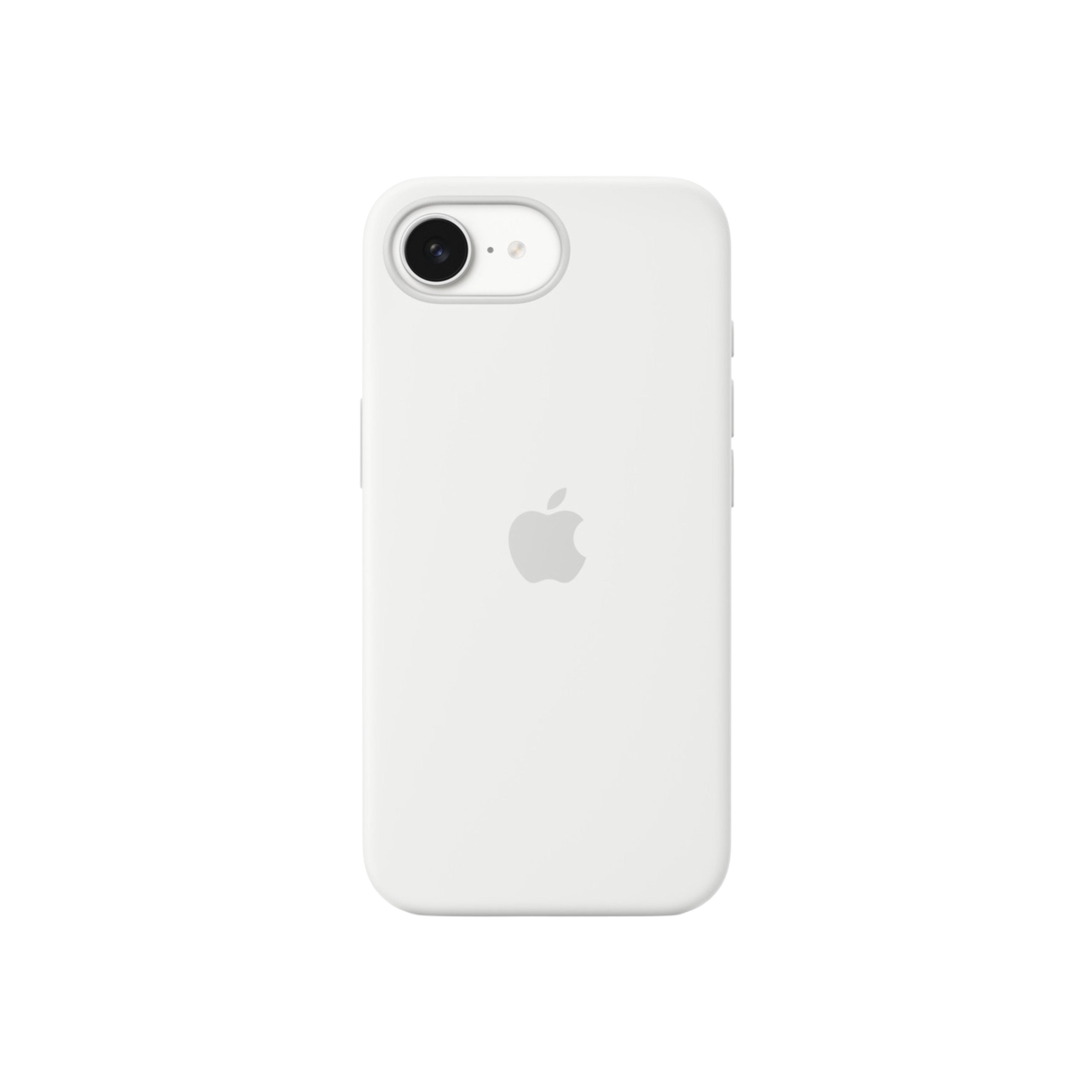 Apple iPhone 16 E Silikon Case – Weiß