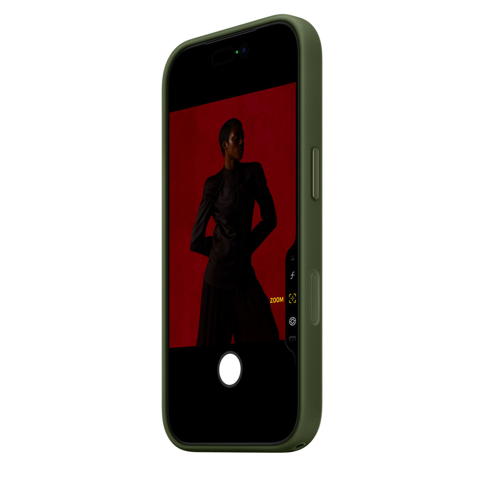 Funktionsgewebe Case für iPhone 17 Pro Max – Grün, MagSafe-kompatibel