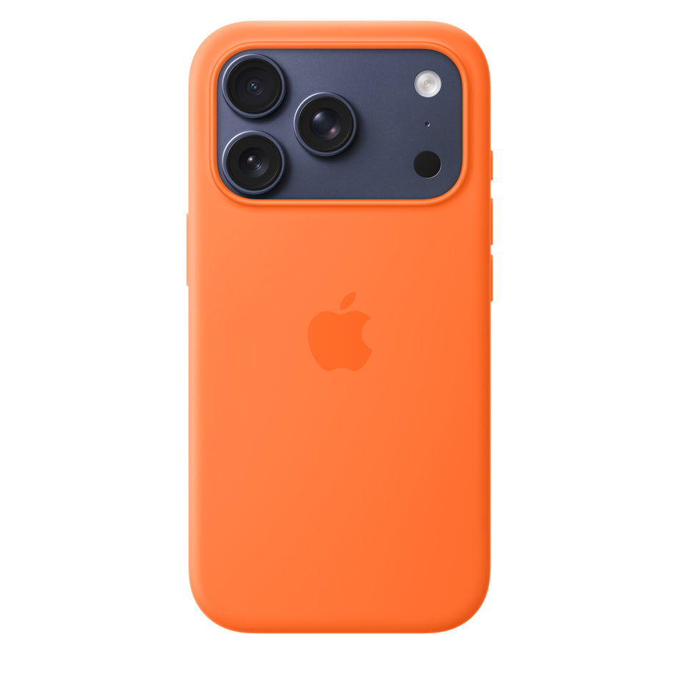Silikon Case für iPhone 17 Pro Max – Orange, MagSafe-kompatibel