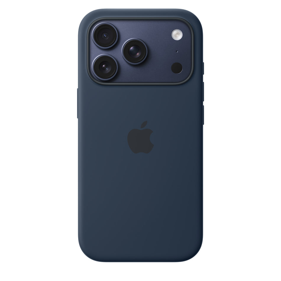 Silikon Case für iPhone 17 Pro – Mitternacht, MagSafe-kompatibel