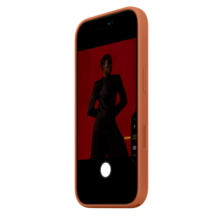 Silikon Case für iPhone 17 Pro – Terracotta, MagSafe-kompatibel
