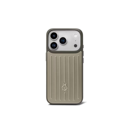 Rimowa aluminum case for iPhone 17 series - Silver