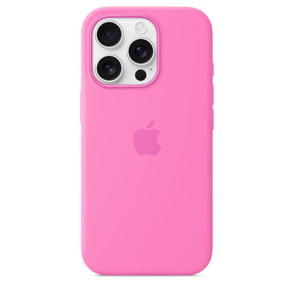 Apple iPhone 16 Pro Silikon Case mit MagSafe – Pfingstrose
