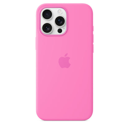Apple iPhone 16 Pro Max Silikon Case mit MagSafe – Pfingstrose