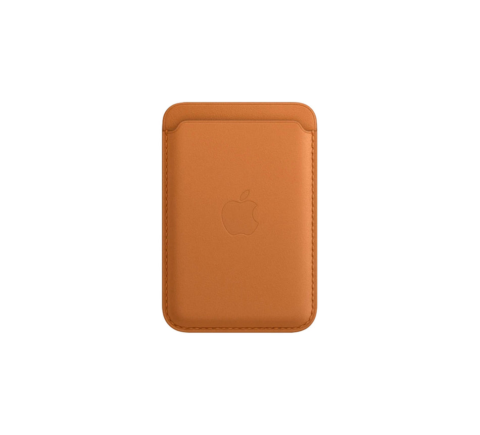 Leder Wallet für iPhone – Sattelbraun, MagSafe-kompatibel