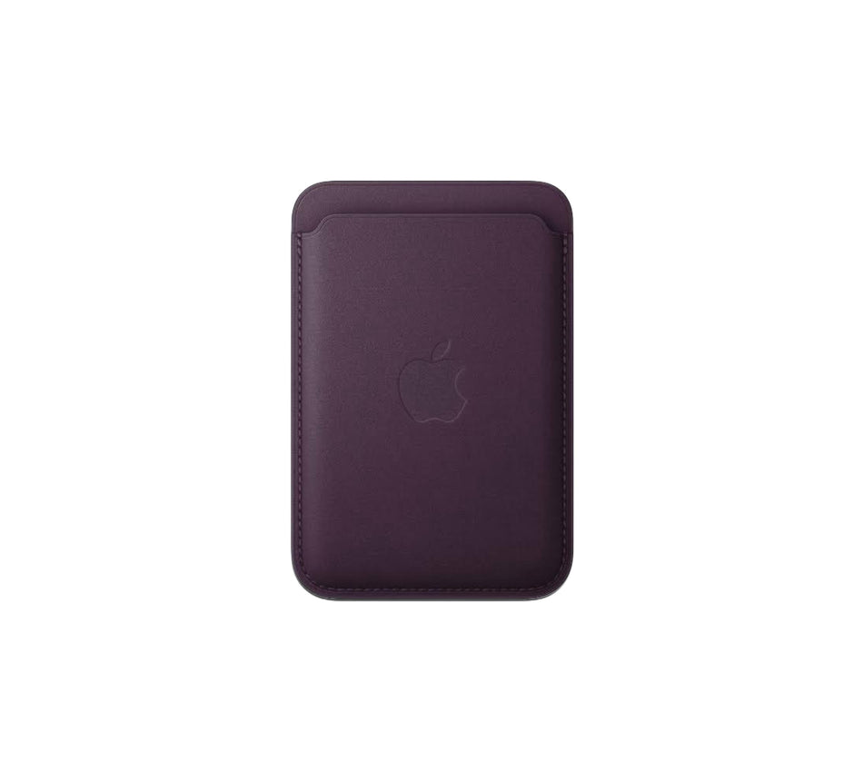 Leder Wallet für iPhone – Pflaume, MagSafe-kompatibel