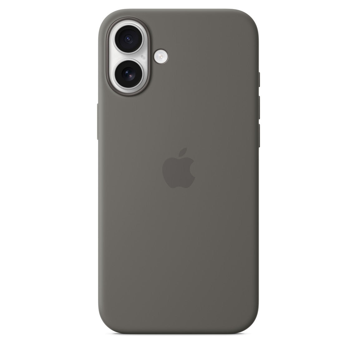 Apple iPhone 16 Silikon Case mit MagSafe – Steingrau